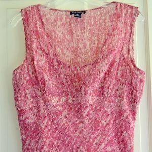 Ann Taylor Pink Silk